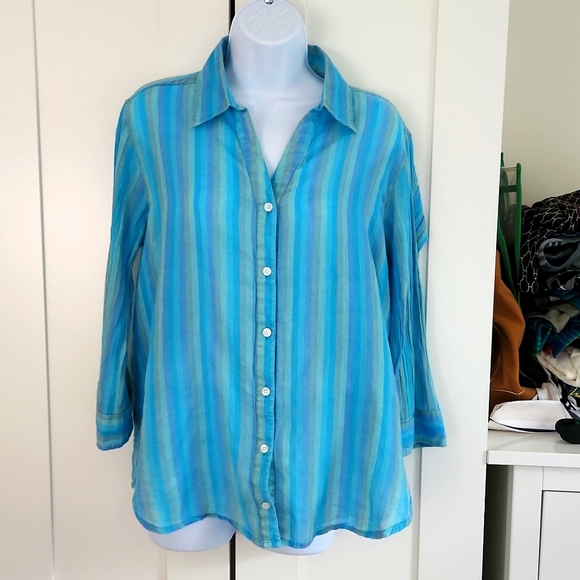 fresh produce Tops - Fresh Produce lightweight 100% cotton blouse